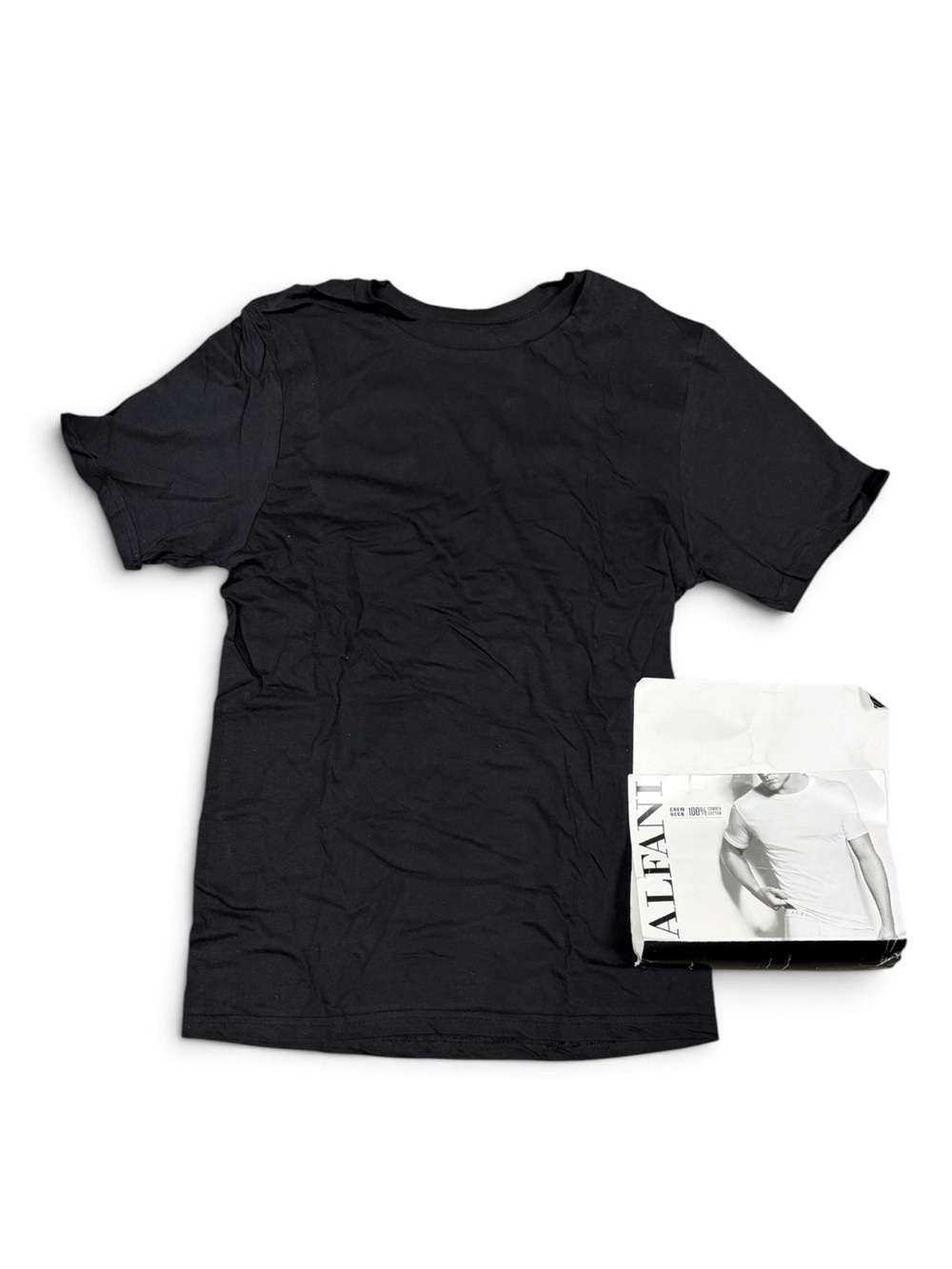 Alfani Men's Black Crew Neck T-Shirt
